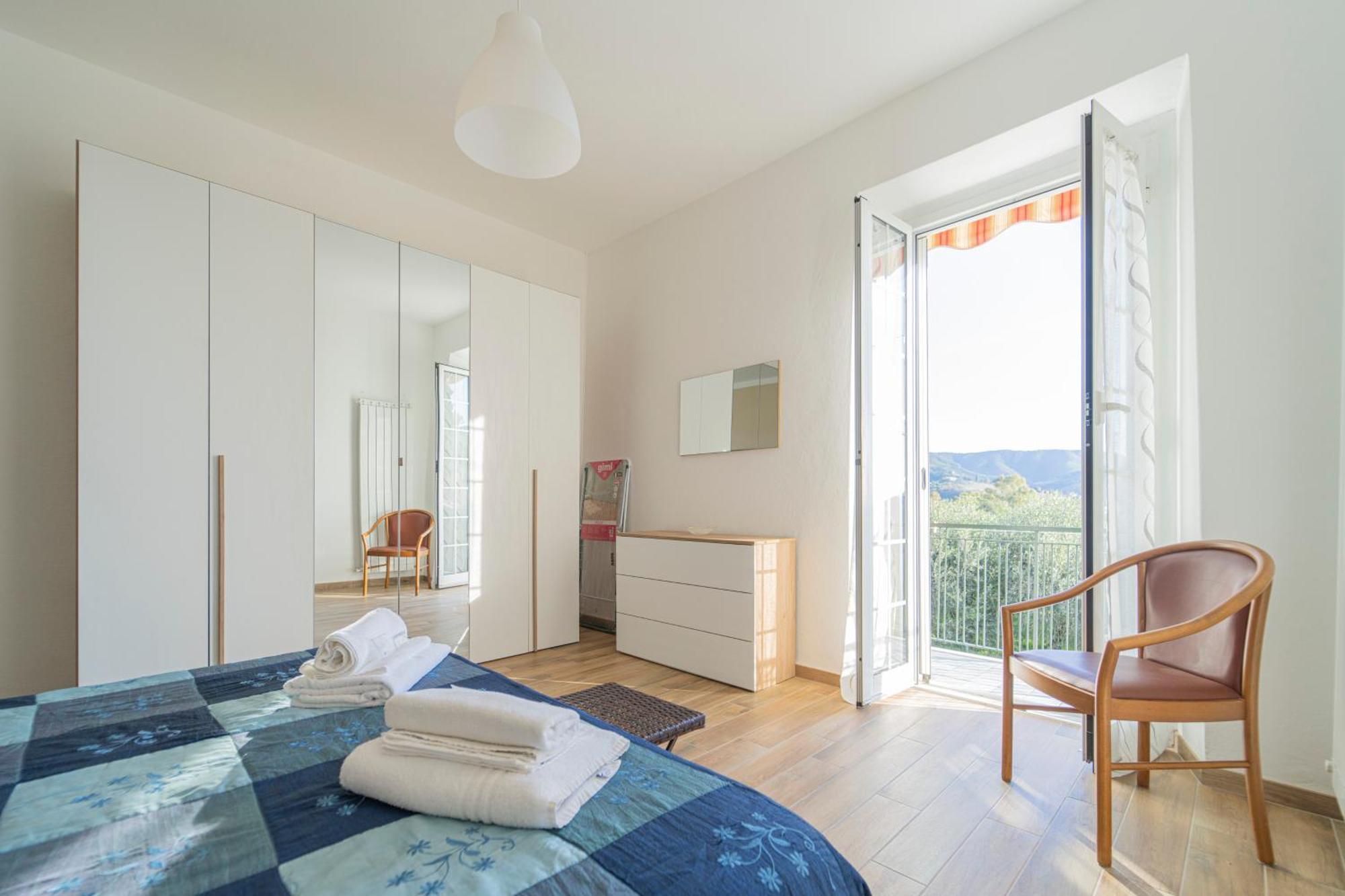 238 - Casa Al Ma, Vista Mare, Pace E Natura - Parcheggio Gratis Incluso Сестри Леванте Екстериор снимка