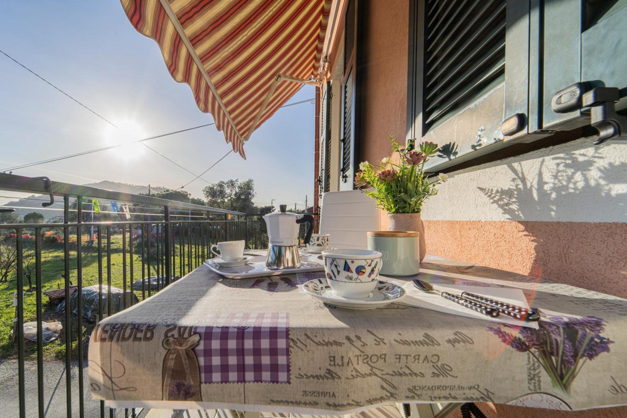 238 - Casa Al Ma, Vista Mare, Pace E Natura - Parcheggio Gratis Incluso Сестри Леванте Екстериор снимка